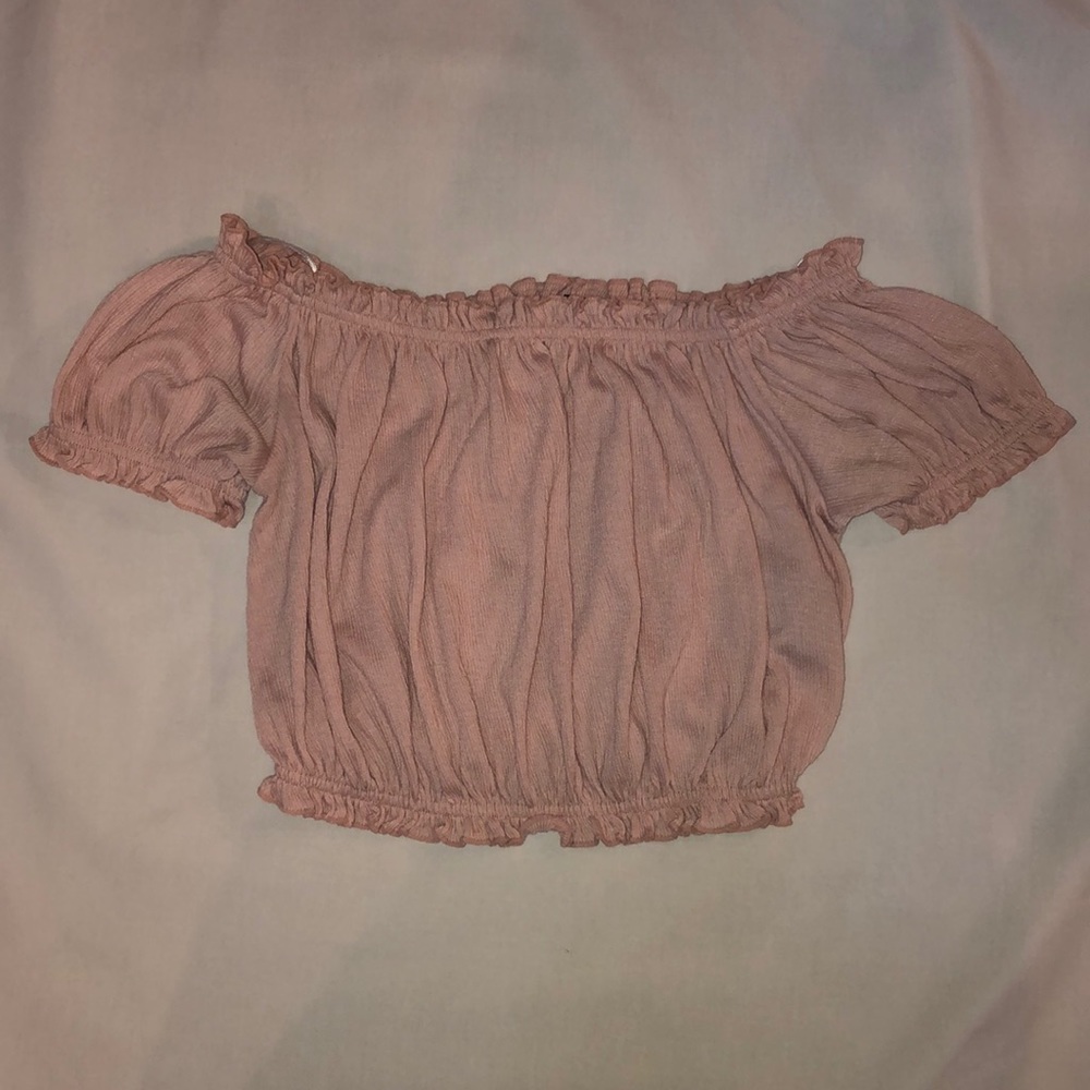 Pink Crop Top
